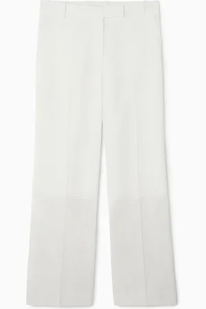 COS Pantalón De Pernera Ancha Con Paneles De Satén