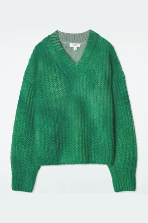 COS Jersey De Pico, Mohair Y Efecto Pulverizado