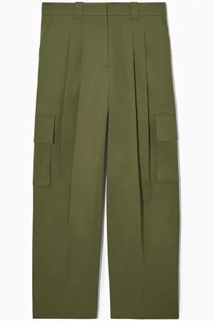 COS Pantalones Cargo De Pernera Ancha