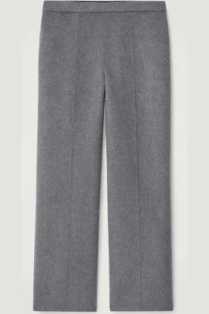 COS Pantalones Rectos De Lana De Doble Faz