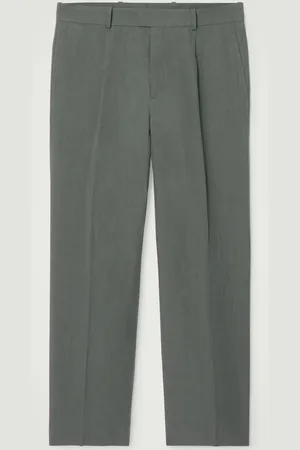COS Pantalones De Pinzas Rectos De Lino