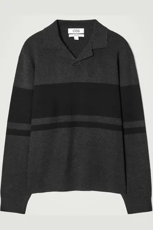 COS Polo De Punto De Doble Faz A Rayas