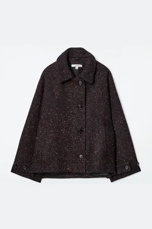 COS Chaqueta De Mezcla De Lana Jaspeada