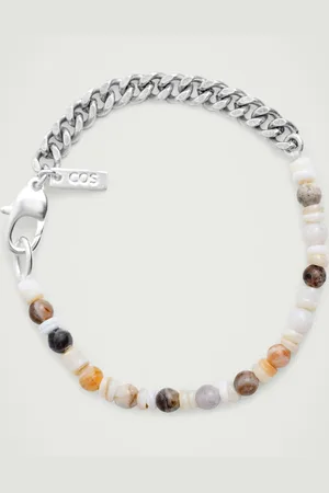 COS Pulsera De Cadena Con Piedras Semipreciosas