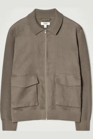 COS Chaqueta De Punto Y Lino