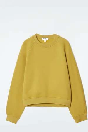 COS Sudadera Redondeada De Punto De Algodón