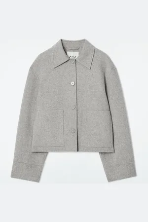 COS Chaqueta Boxy De Lana De Doble Faz
