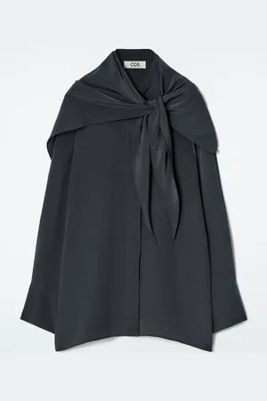COS Camisa De Seda Con Pañuelo Integrado