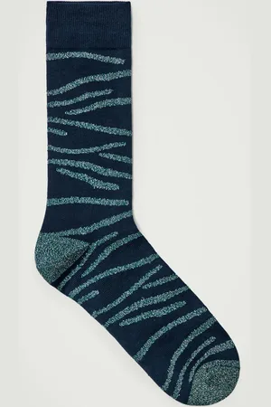 COS Calcetines De Rayas Abstractas Con Brillantina