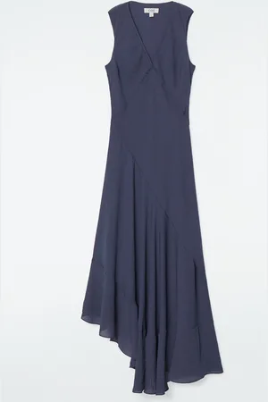 COS Vestido Midi Asimétrico Vaporoso