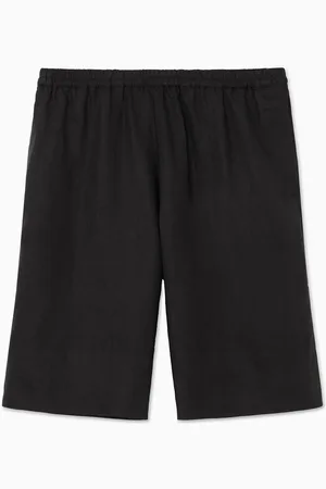 COS Pantalones Cortos De Lino Elástico