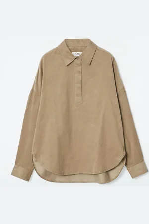 COS Camisa Media Tapeta De Pana Relaxed Fit