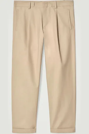 COS Pantalón De Algodón Con Dobladillos Enrollados