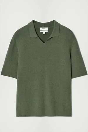 COS Polo De Punto Bouclé Con Cuello Abierto