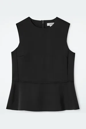 COS Top De Neopreno Con Volante