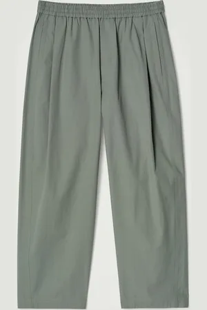 COS Pantalón Ancho Crop Con Cintura Elástica