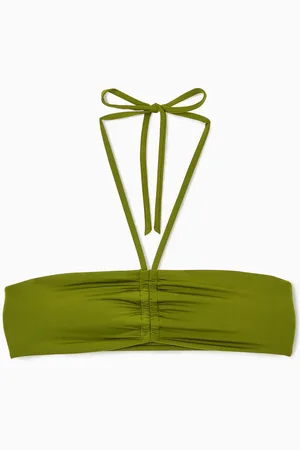 COS Top De Bikini Bandeau Con Cuello Halter