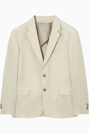 COS Blazer Regular Fit De Lino Y Botonadura Sencilla
