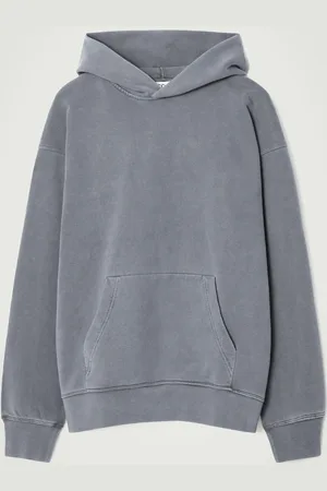 COS Sudadera Con Capucha De Punto De Algodón Lavado