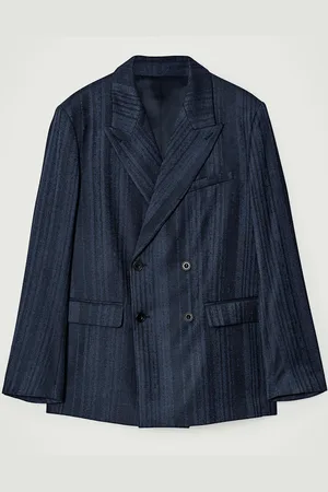 COS Blazer En Jacquard Con Botonadura Cruzada