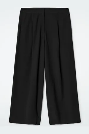 COS Pantalón Cropped De Pernera Ancha