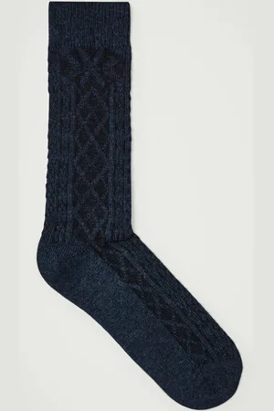 COS Calcetines De Rombos En Punto Trenzado