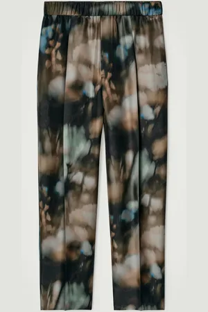 COS Pantalón De Seda Con Cintura Elástica