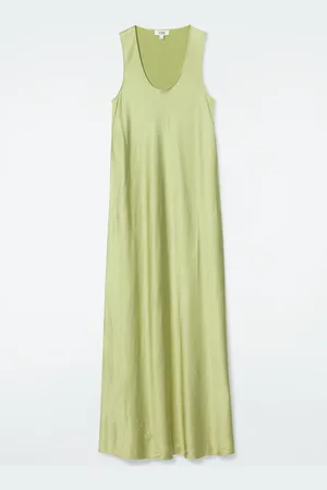 COS Maxivestido Lencero Con Corte Al Bies