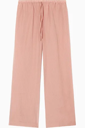 COS Pantalones De Pijama De Mezcla De Seda A Rayas
