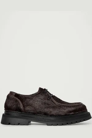 COS Zapatos Derby De Pelo De Poni Y Suela Gruesa