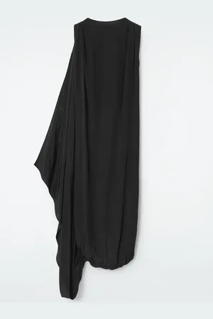 COS Vestido Globo Midi Drapeado