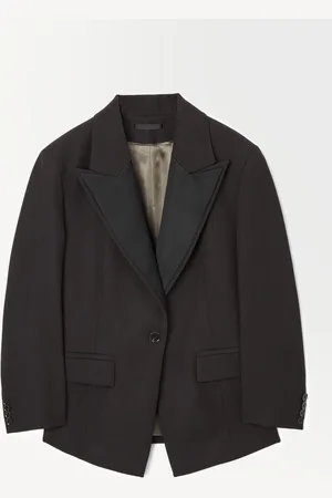 COS Chaqueta De Esmoquin Con Solapa De Satén