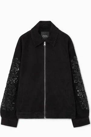 COS Chaqueta De Ante Con Lentejuelas