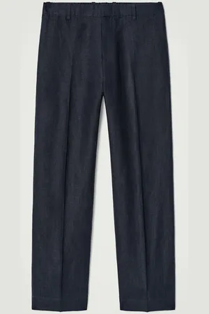 COS Pantalones Rectos De Lino Elásti in