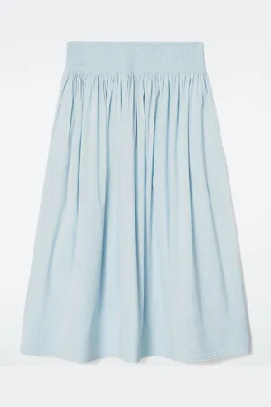 COS Falda Midi Evasé Con Fruncido