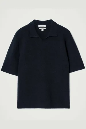 COS Polo De Punto Bouclé Con Cuello Abierto