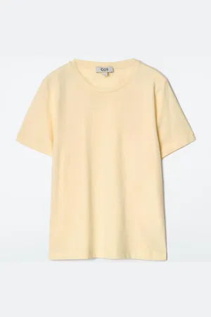 COS Camiseta De Algodón Con Cuello Redondo