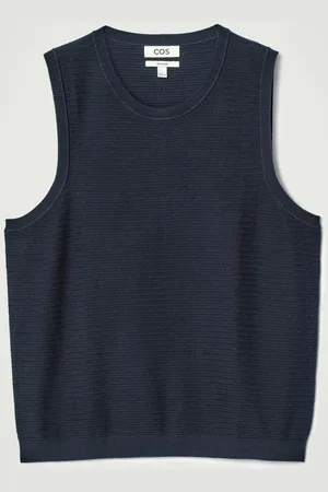 COS Camiseta De Tirantes De Punto Con Textura