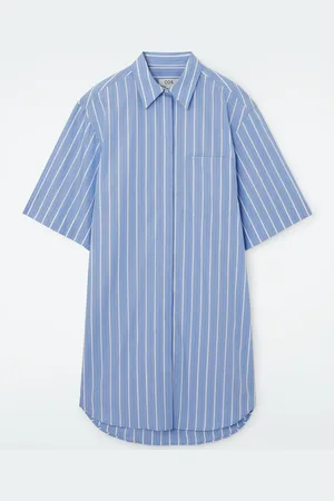 COS Minivestido Camisero De Popelina Oversize