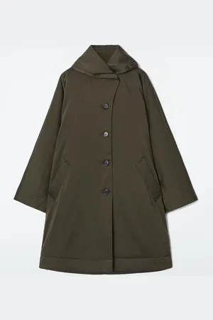 COS Abrigo Acolchado Oversize Con Cuello Esmoquin