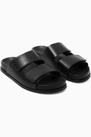 COS Sandalias De Piel De Correas Anchas