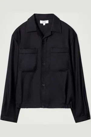 COS Sobrecamisa De Lana Y Franela