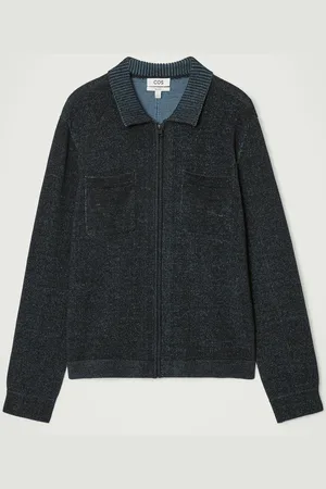 COS Cazadora Bomber De Punto Bicolor Relaxed Fit