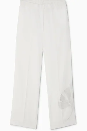 COS Pantalón De Pernera Ancha Bordado