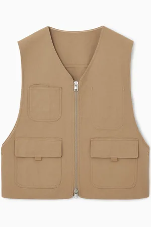 COS Chaleco Utility Híbrido Con Cremallera