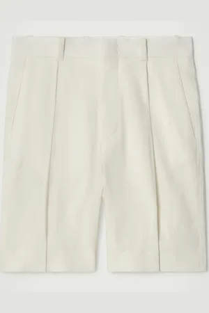 COS Pantalón Corto De Traje En Mezcla De Lino