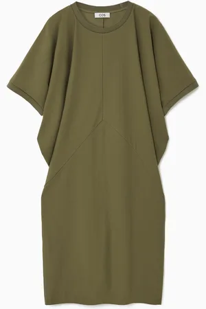 COS Vestido Camiseta Con Mangas Murciélago
