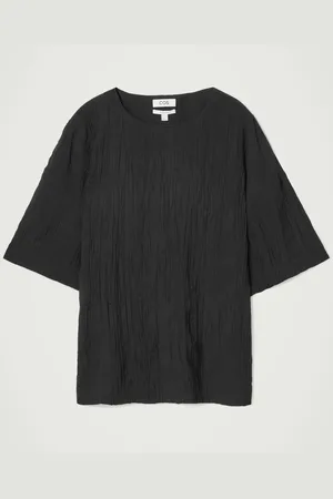 COS Camiseta Oversize De Textura Arrugada