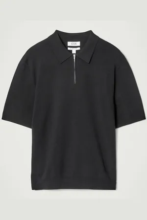 COS Polo De Punto Con Media Cremallera Regular Fit