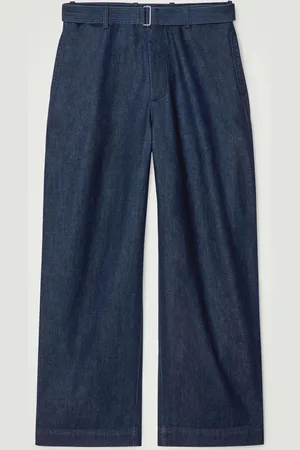 COS Pantalón Vaquero Recto Con Cinturón